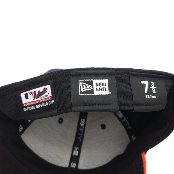 Houston Astros New Era 59Fifty Hat 2017 World Series Champion Size 7 3/8 Cap USA - Picture 7 of 8